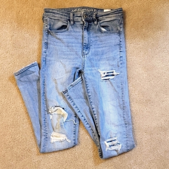American Eagle Outfitters Super Stretch Jeans Size 6 - Picture 2 of 4